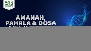 Ceramah · Syafiq Basalamah · Amanah, Pahala dan Dosa Dibalik Profesi Dokter Kandungan